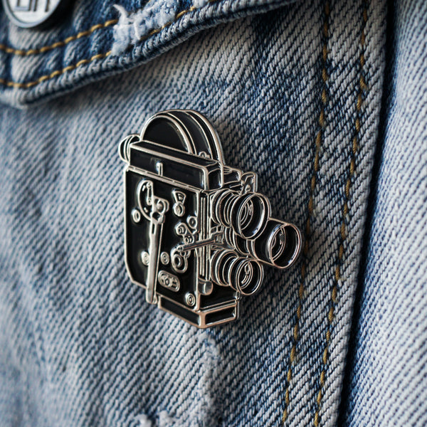 16mm Camera Enamel Pin