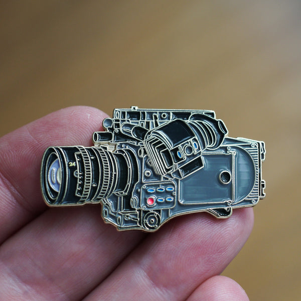 Cine Camera Enamel Pin