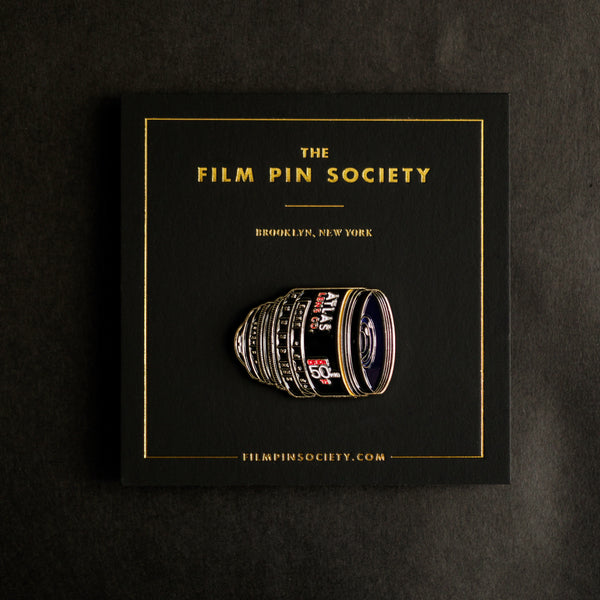 50mm Atlas Anamorphic Lens Enamel Pin