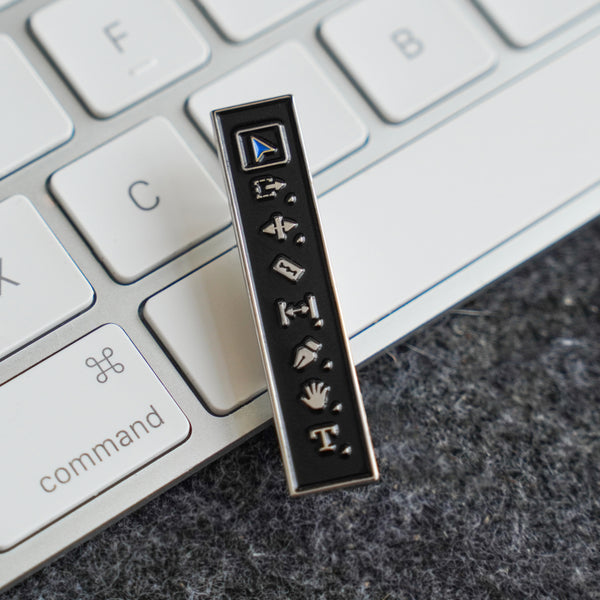 Editor's Toolbar Enamel Pin