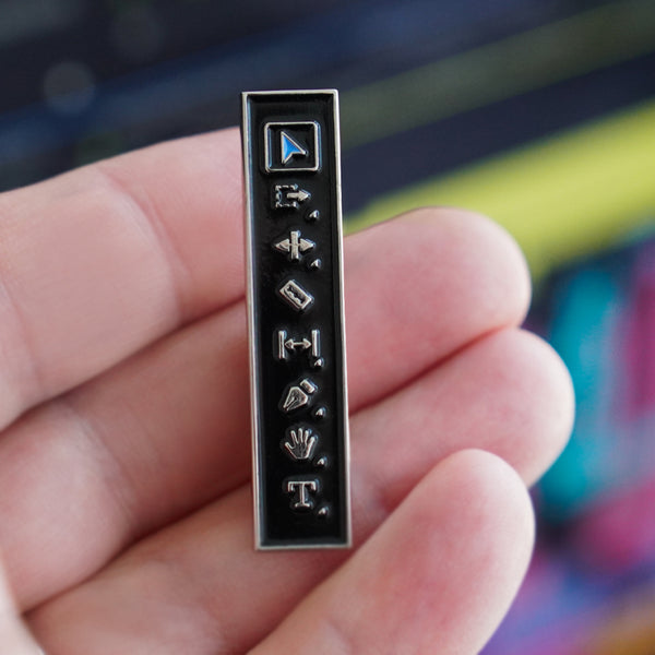 Editor's Toolbar Enamel Pin