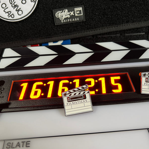 Filmsticks Digital Slate Enamel Pin