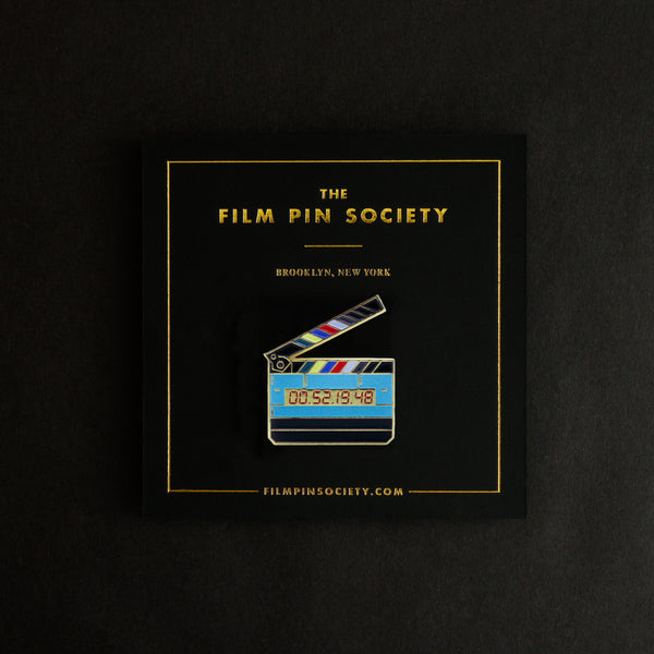 Timecode Slate Enamel Pin (Glow in the Dark)